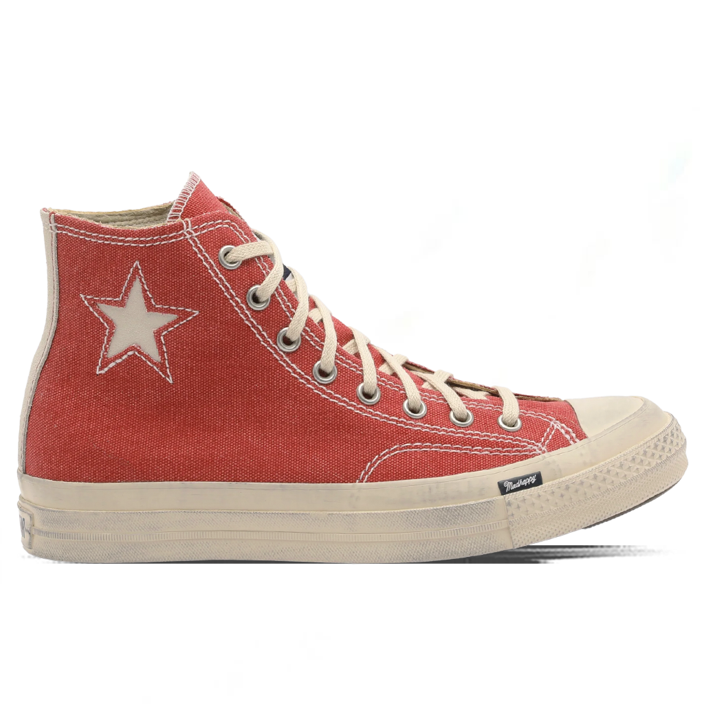 Converse x Madhappy Chuck 70 Hi - Red/Natural Ivory
