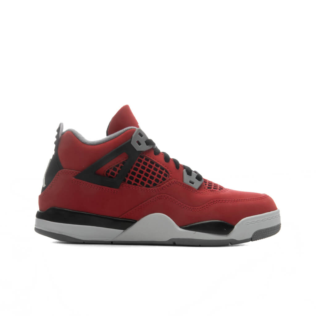 Air Jordan 4 Retro 'Toro Bravo' (PS) - Fire Red/White/Black/Cement Grey