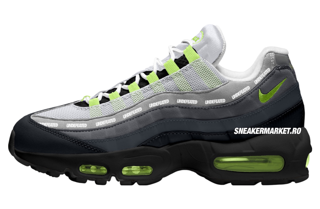 Undefeated x Nike Air Max 95 Black / Neon Yellow