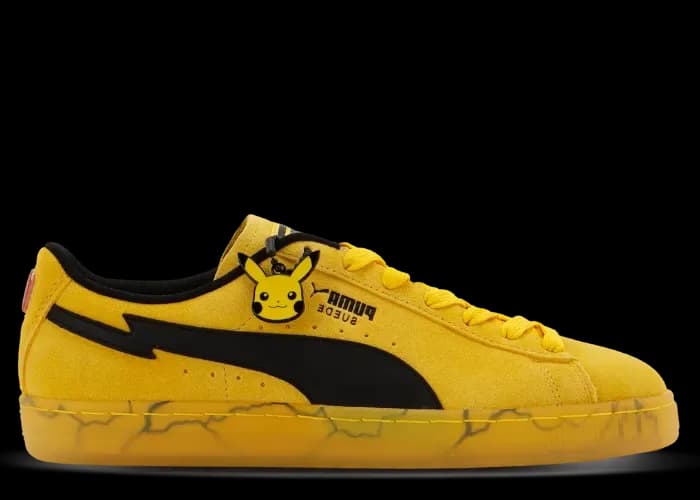 Puma Suede Pokémon Pikachu release photo