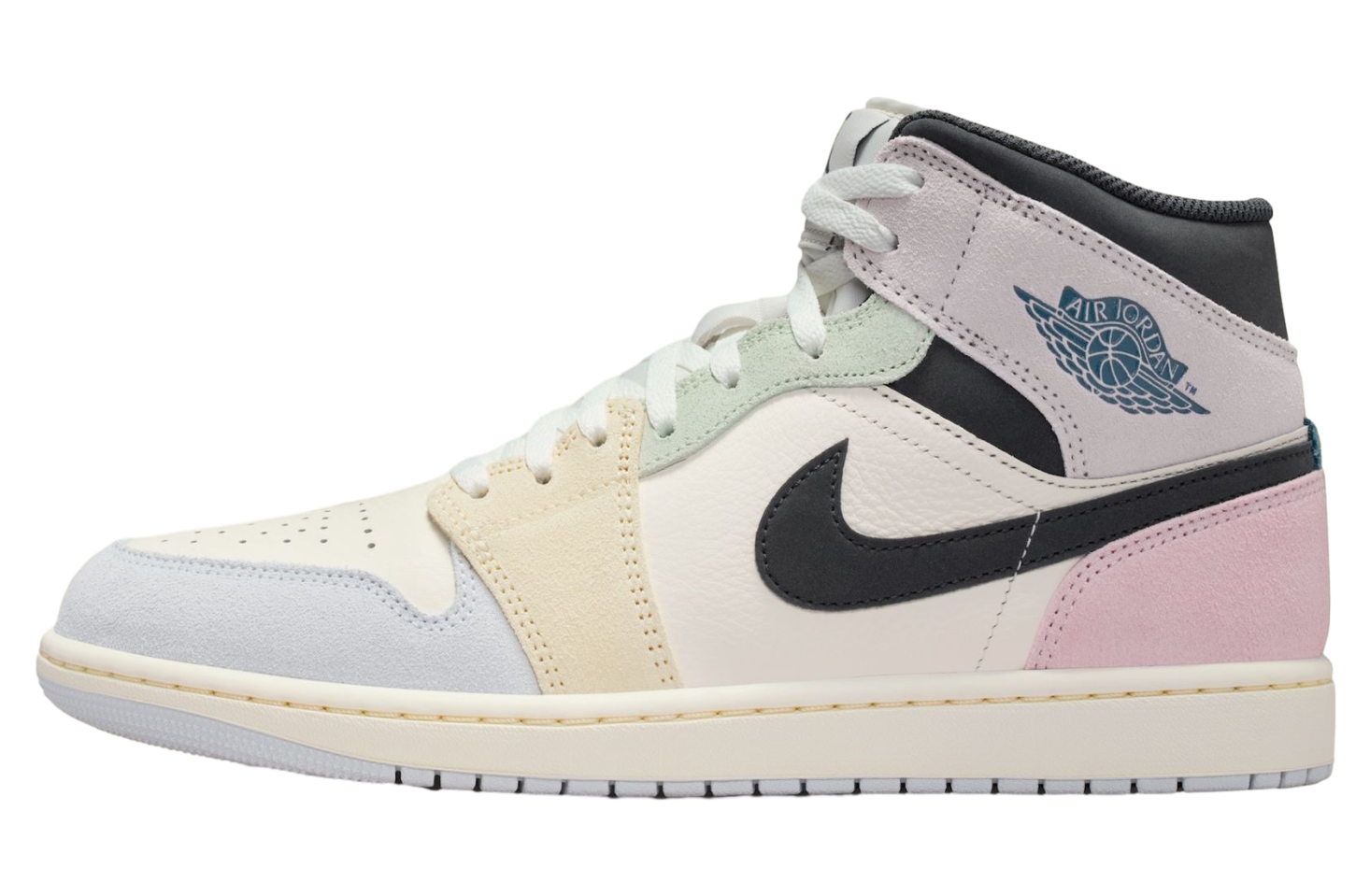 Air Jordan 1 Mid Sail / Iced Jade
