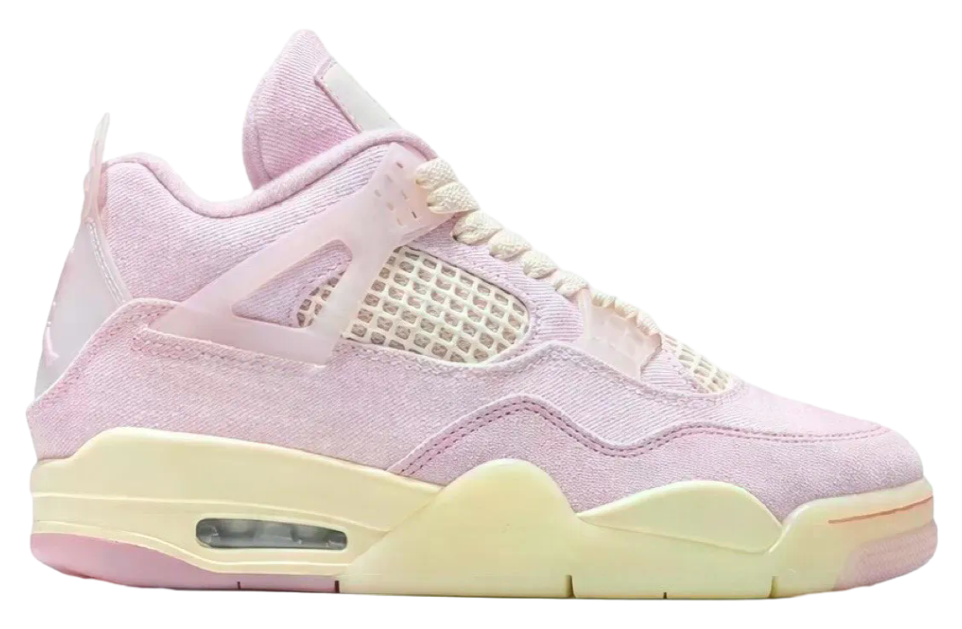 Air Jordan 4 Denim WMNS Iced Carmine / Coconut Milk