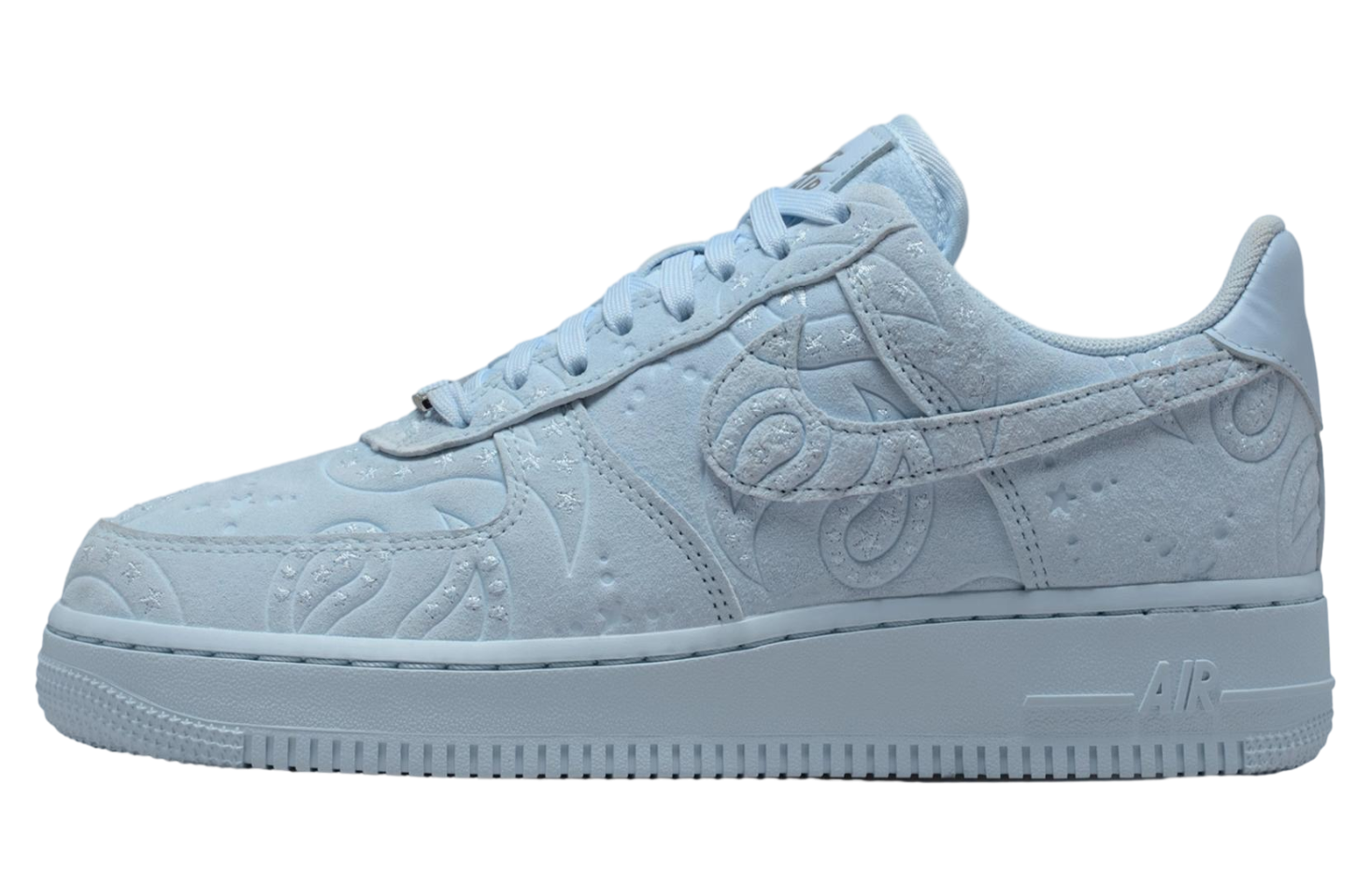 Nike Air Force 1 Hydrogen Blue / Metallic Silver